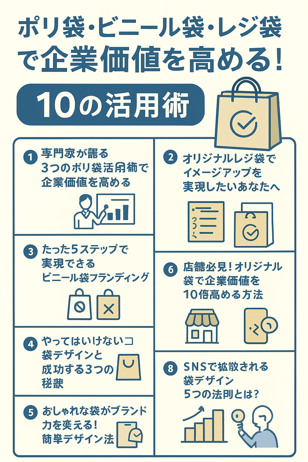 ポリ袋・ビニール袋・レジ袋で企業価値を高める！最新活用術10選