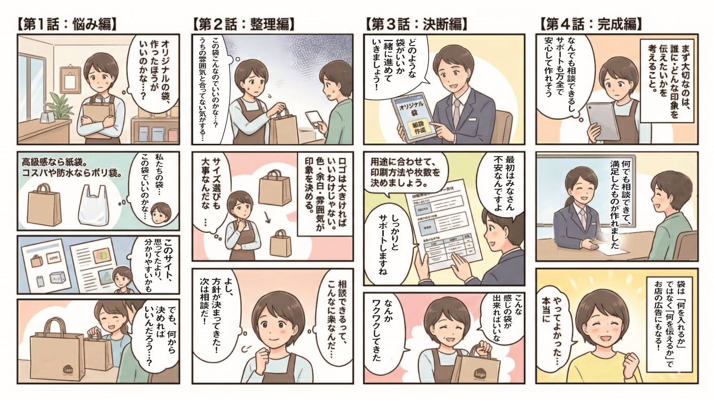 はじめてのオリジナル袋づくり